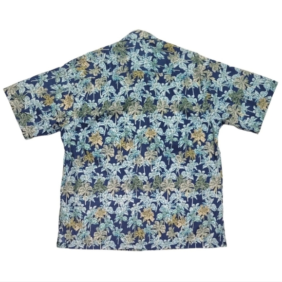 Tori Richard Hawaiian Shirt Large Floral Palm Short Sleeve 100% Cotton Lawn. - Picture 6 of 14